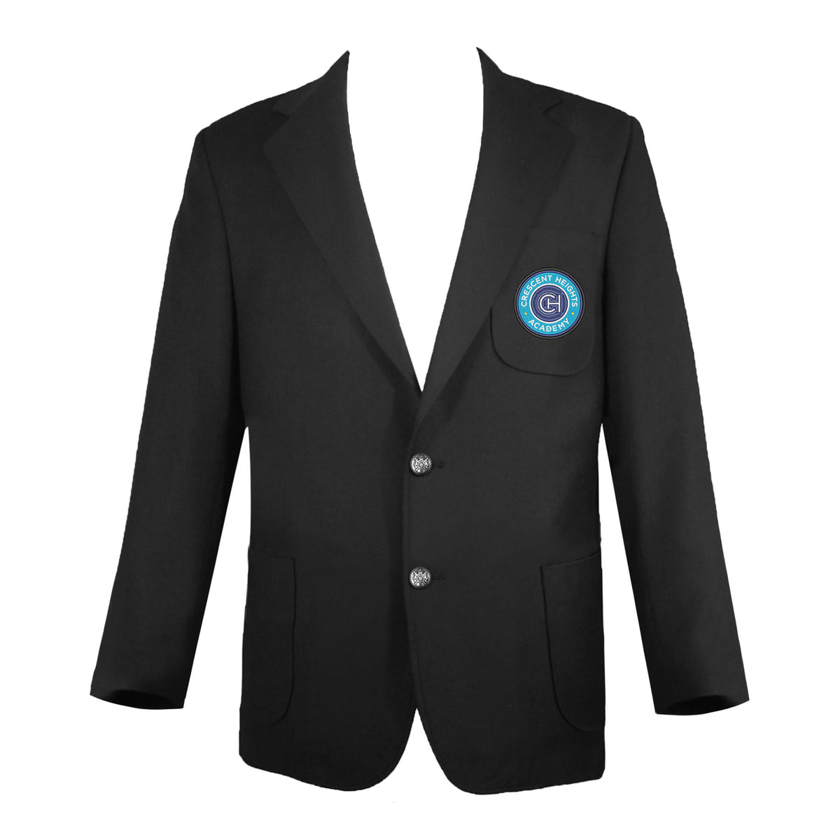 CRESCENT HEIGHTS ACADEMY BLAZER, SILVER BUTTONS, UNISEX, YOUTH