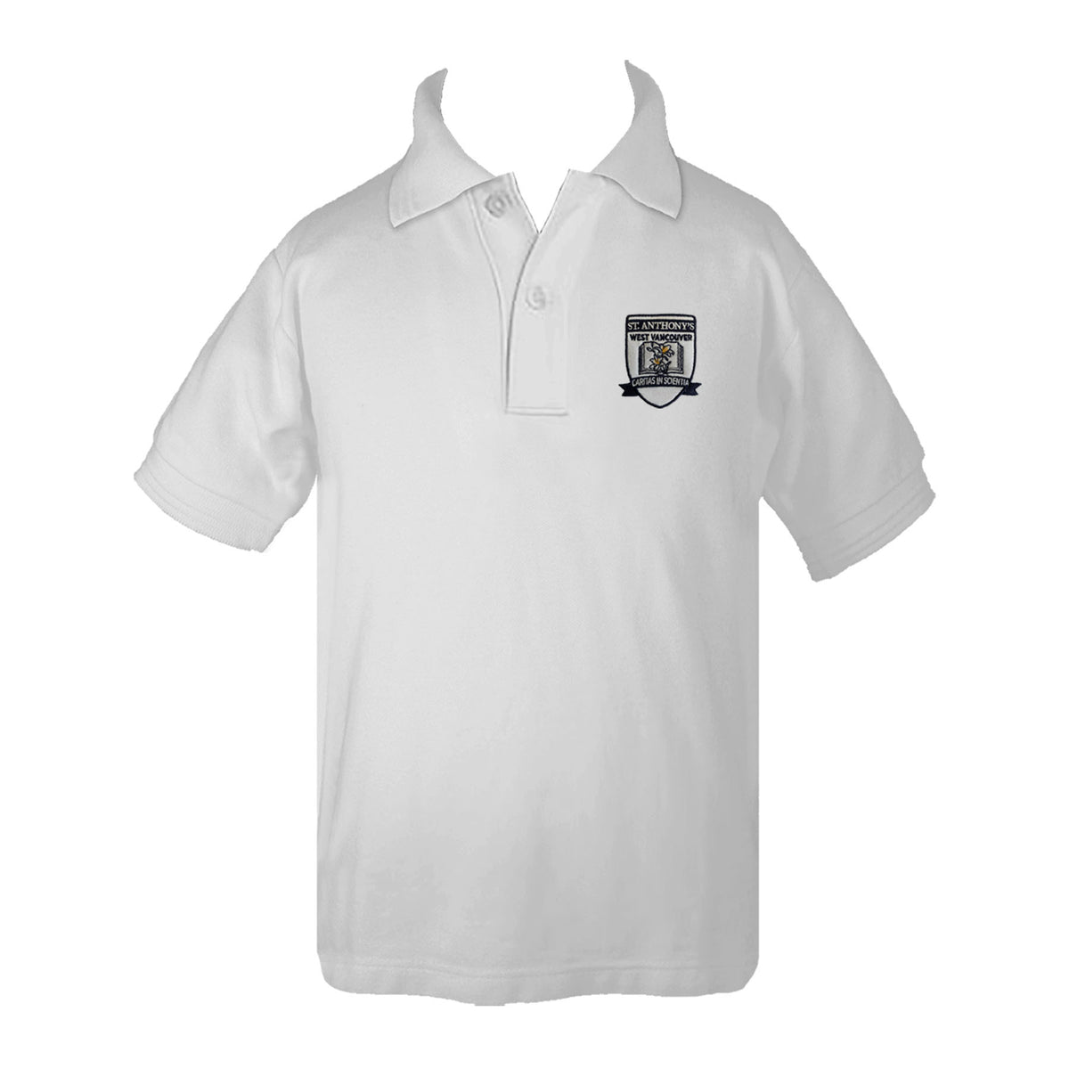 ST. ANTHONY&#39;S GOLF SHIRT, UNISEX, SHORT SLEEVE, CHILD