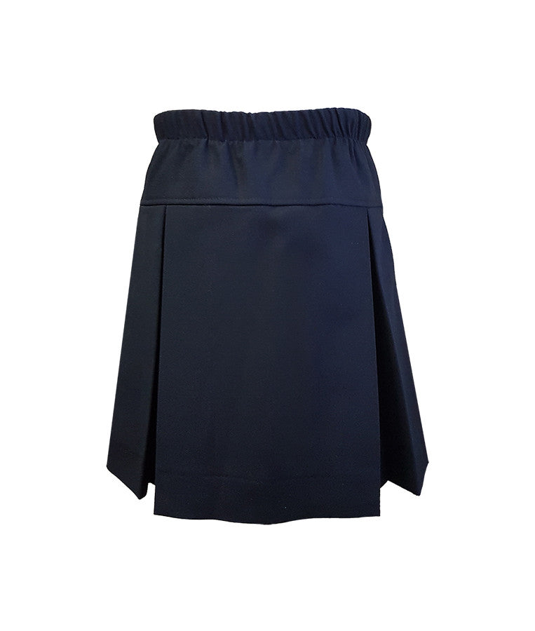 DARK NAVY TENNIS SKORT WITH BIKE SHORTS, FULL ELASTIC