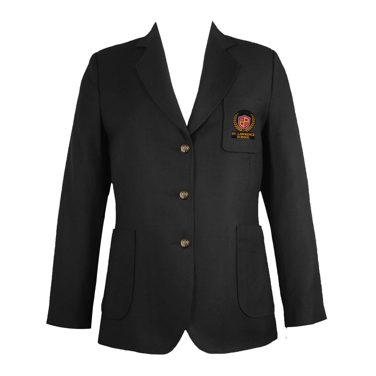 ST. LAWRENCE SCHOOL BLAZER, GOLD BUTTONS, LADIES