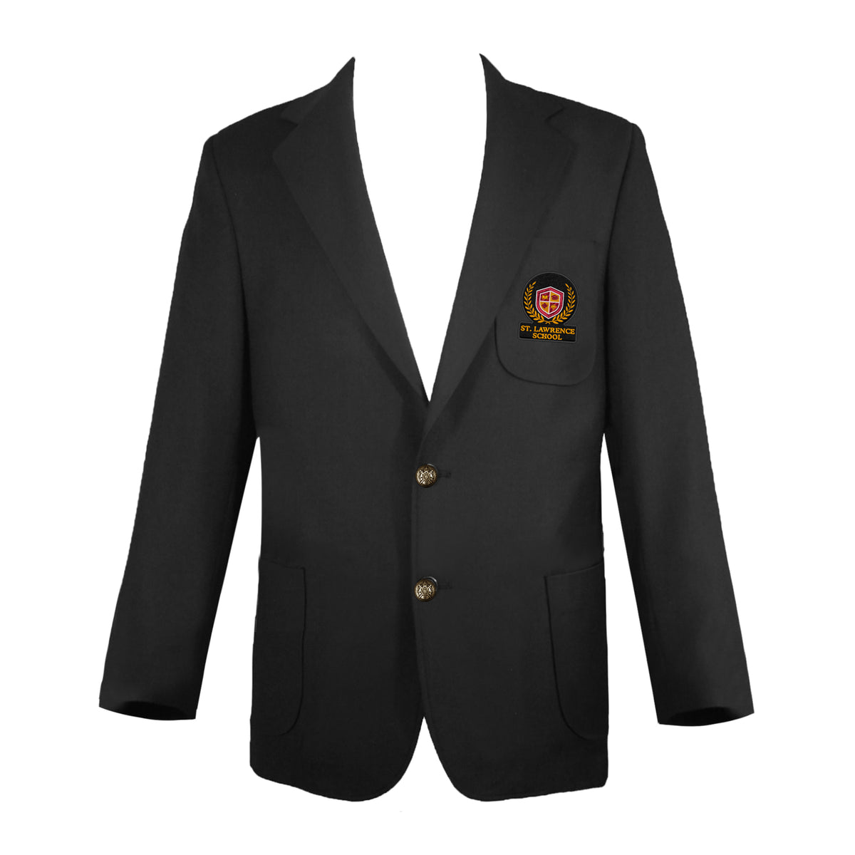 ST. LAWRENCE SCHOOL BLAZER, GOLD BUTTONS, UNISEX, YOUTH