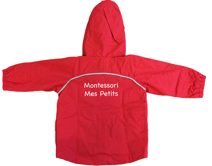 MONTESSORI MES PETITS RAIN SUIT JACKET, WATER REPELLENT