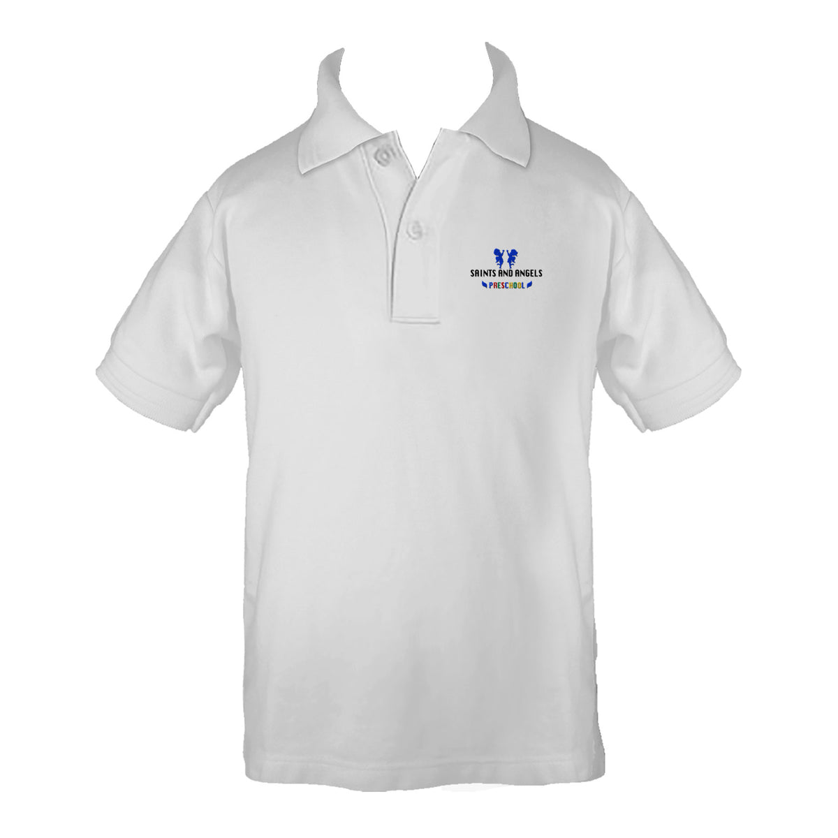 SAINTS AND ANGELS GOLF SHIRT, UNISEX, SHORT SLEEVE, CHILD