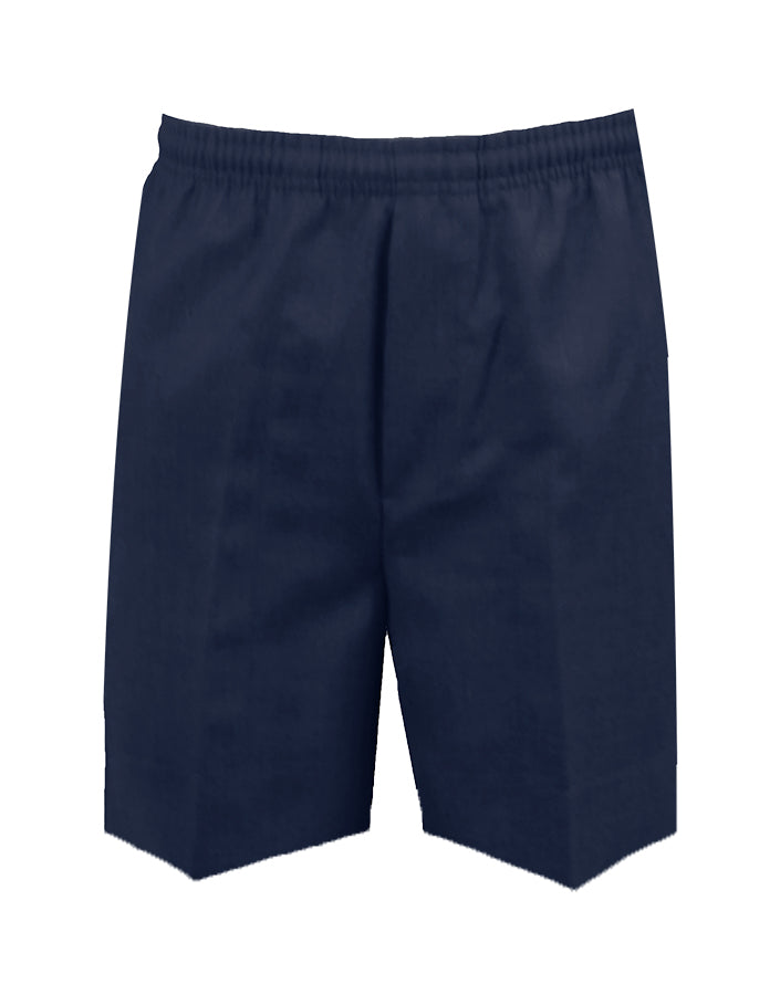 DARK NAVY RUGBY SHORTS, POLY/COTTON, TODDLER